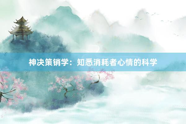 神决策销学：知悉消耗者心情的科学